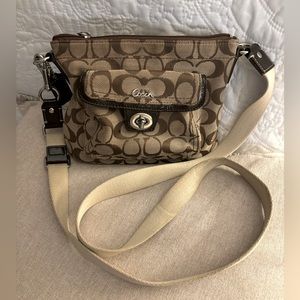 Genuine Coach Signature Crossbody